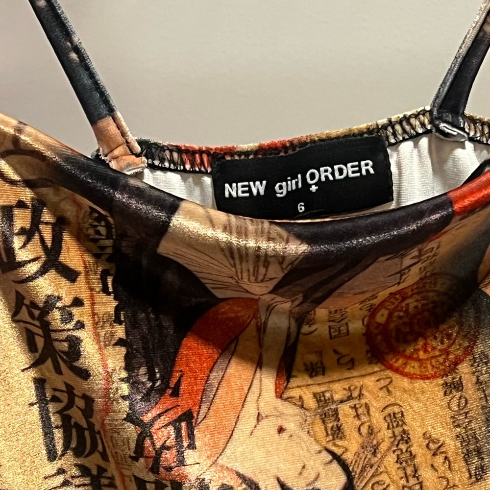 New Girl Order Graphic Dress